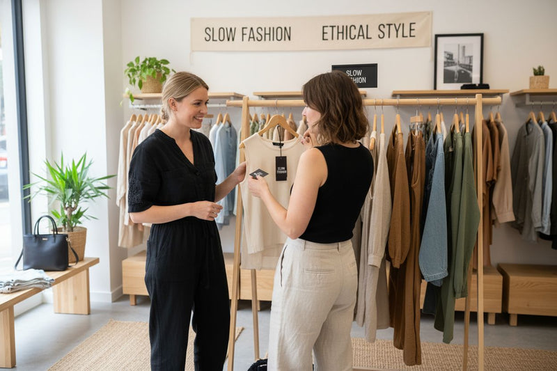 slow fashion shopping