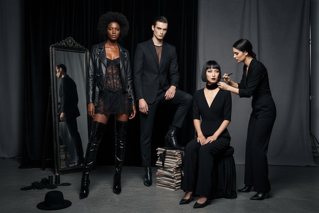 dark femme photoshoot
