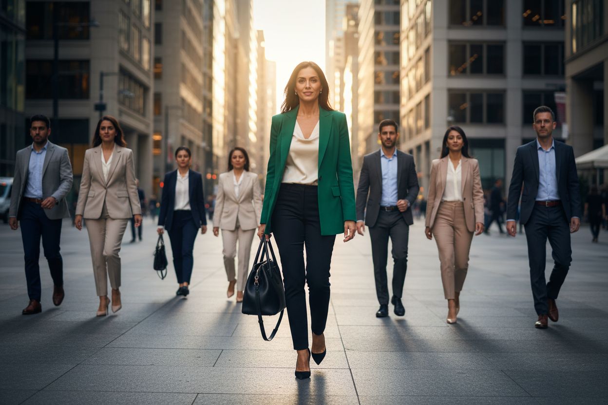 empowered woman statement outfit
