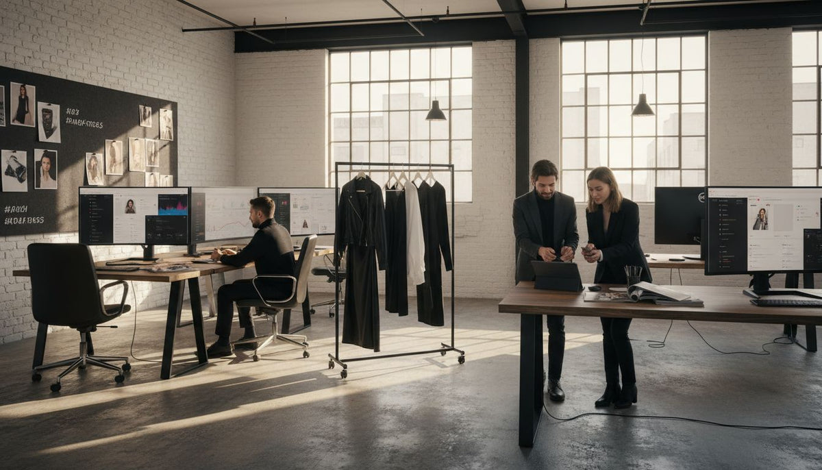 fashion social media workspace